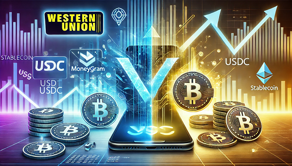Western Union and MoneyGram App Usage Drops as Stablecoin Adoption Surges