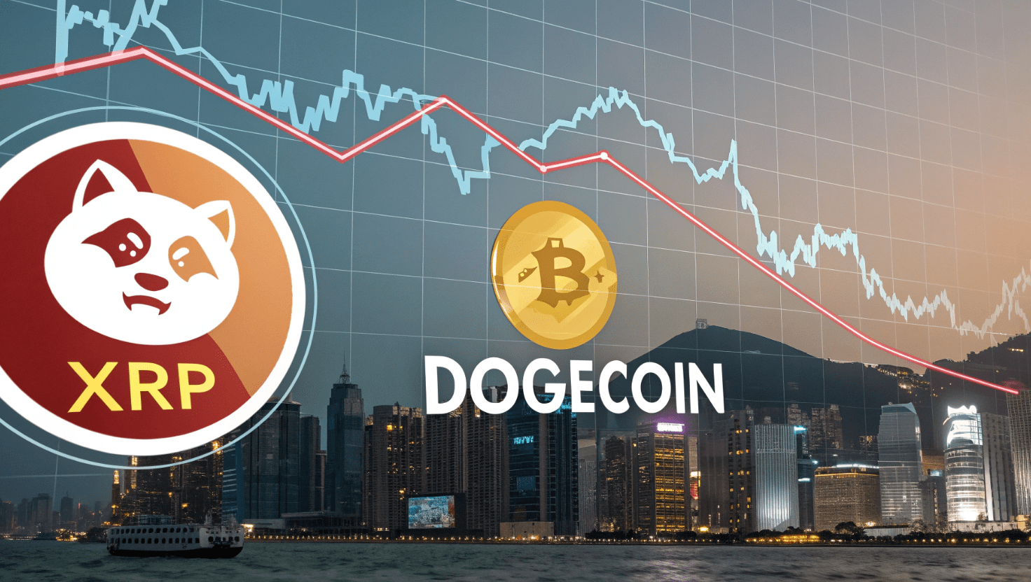 XRP and Dogecoin Plunge 10% as New U.S. Tariffs Shake Crypto and Asian Markets
