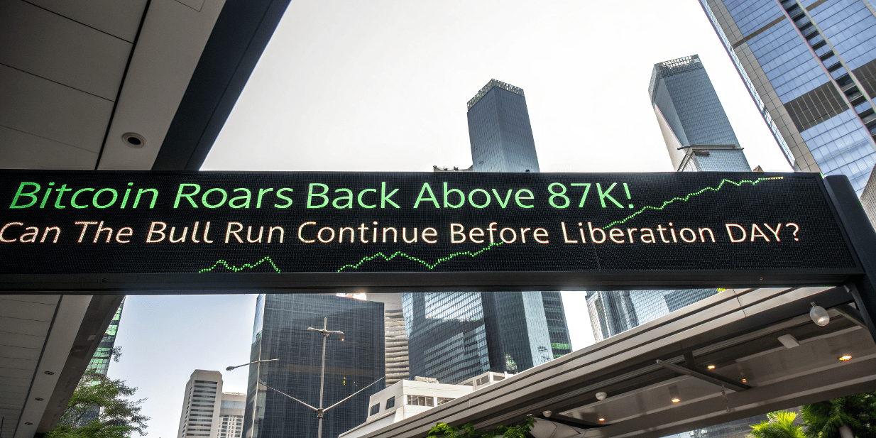 Bitcoin Roars Back Above 87K! Can the Bull Run Continue Before “Liberation Day”?