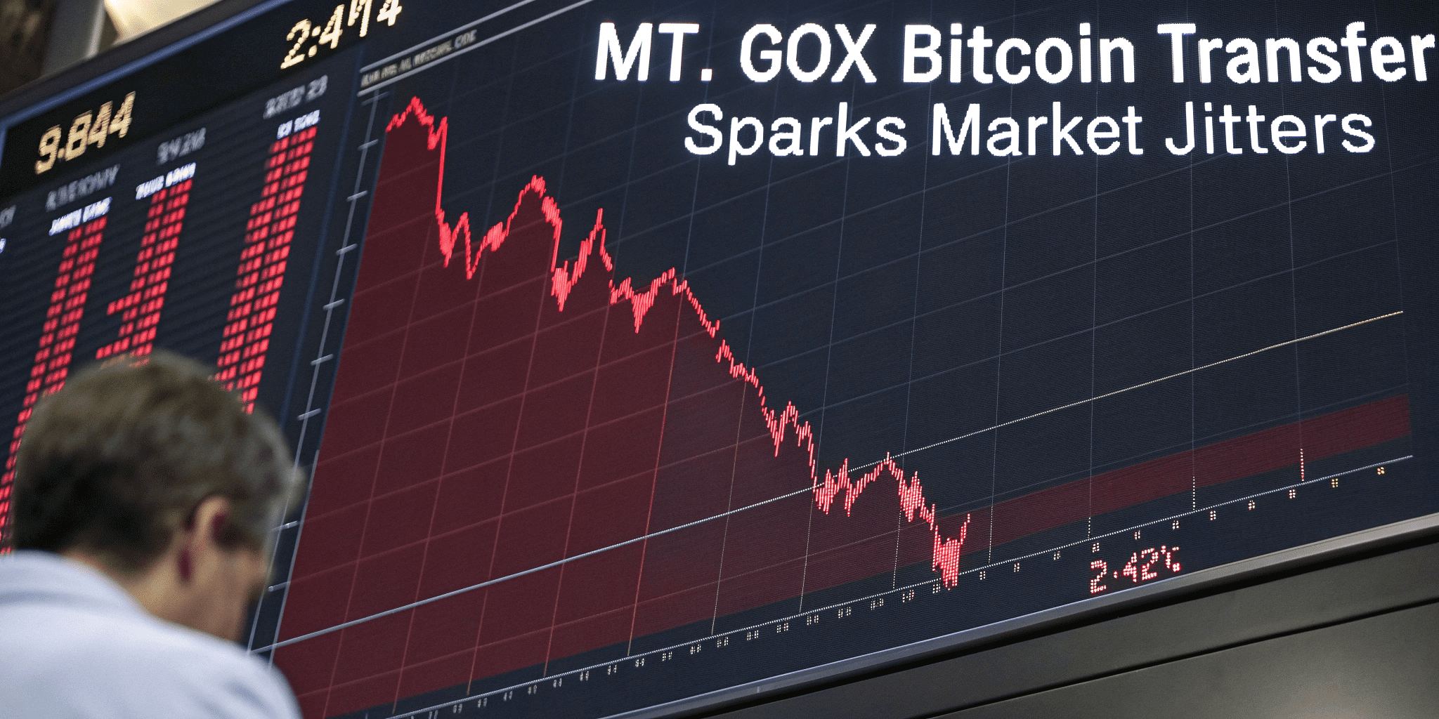 Crypto Market Cap Plunges to $2.44 Trillion as Mt. Gox Bitcoin Transfer Sparks Market Jitters